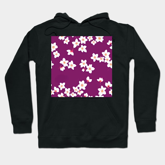 Cherry Blossoms Hoodie by Delta Zero Seven